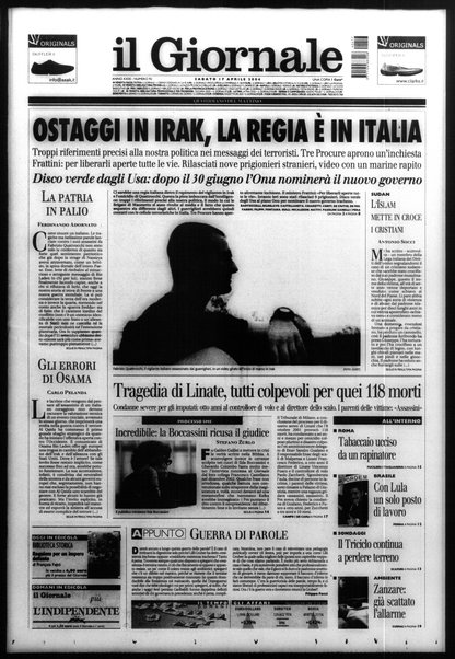 Il giornale : quotidiano del mattino